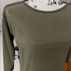 DB Brand Gold Stud Embellished Tee